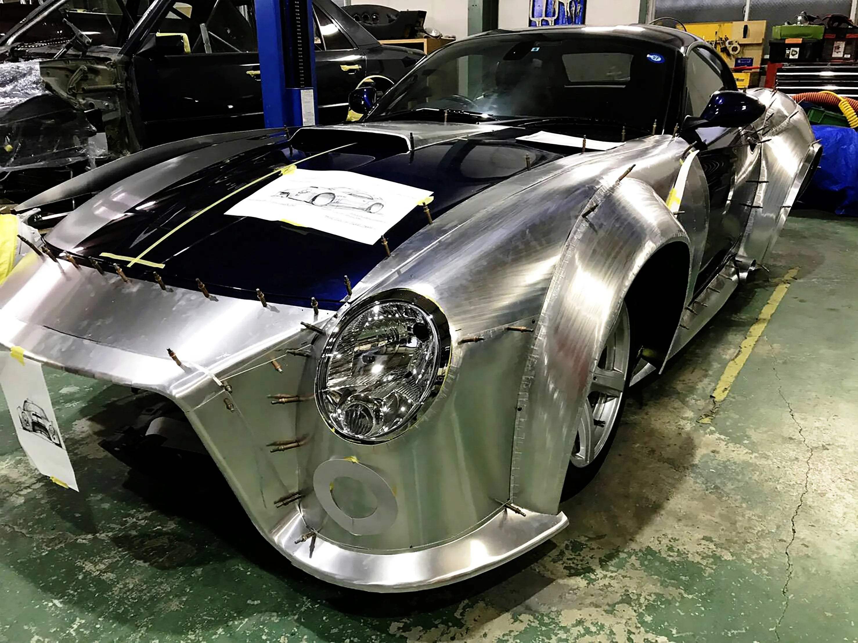 Art Racing, アートレーシング, カスタムカー, オリジナルカー、コンプリートカー, custom car, original design, Desima Ratel, ディゼマ ラーテル, Redesign Cobra, Shelby cobra, metal work, metal shaping